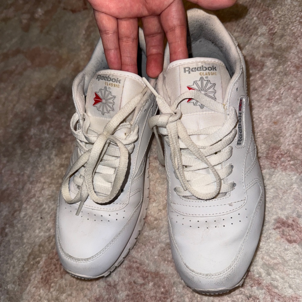 Reebok Classic White Athletic Shoes